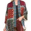 Johnny Was Paisley Silk Kimono Women