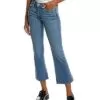 High Rise Whiskers Straight Ankle Jean Women