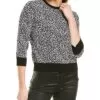 Michael Kors Collection Leopard Jacquard Starlet Top Women