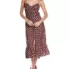 Polka Dot Midi Dress Women