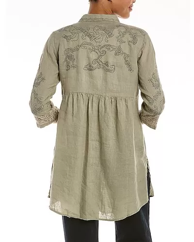 Johnny Was Aubree Linen Tunic Women 2 Johnny Was Aubree Linen Tunic Women - Image 2