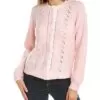 Pointelle Wool-Blend Cardigan Women