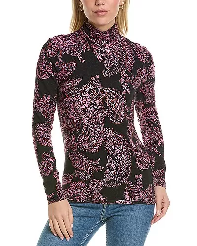 BCBGMAXAZRIA Mock Neck Top Women 1 BCBGMAXAZRIA Mock Neck Top Women