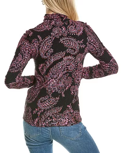 BCBGMAXAZRIA Mock Neck Top Women 2 BCBGMAXAZRIA Mock Neck Top Women - Image 2