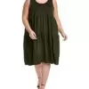 EILEEN FISHER Plus Tiered Dress Women