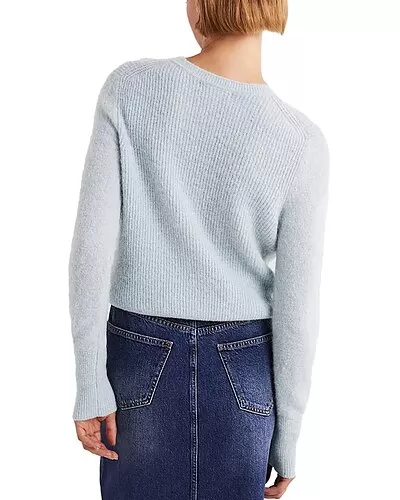 Boden Jewel Button Fluffy Wool & Alpaca-Blend Cardigan Women 2 Boden Jewel Button Fluffy Wool & Alpaca-Blend Cardigan Women - Image 2