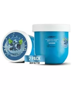 Blueberry Milk Whipped Body Butter, 2 Pack Ultra Moisturizing Body Cream Women
